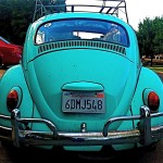 Vintage VW , rear view