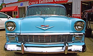 1956 Chevrolet Two Door at Carco Collision. front