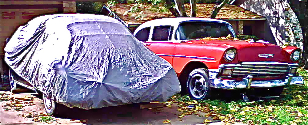 1956 Chevrolet & underwraps