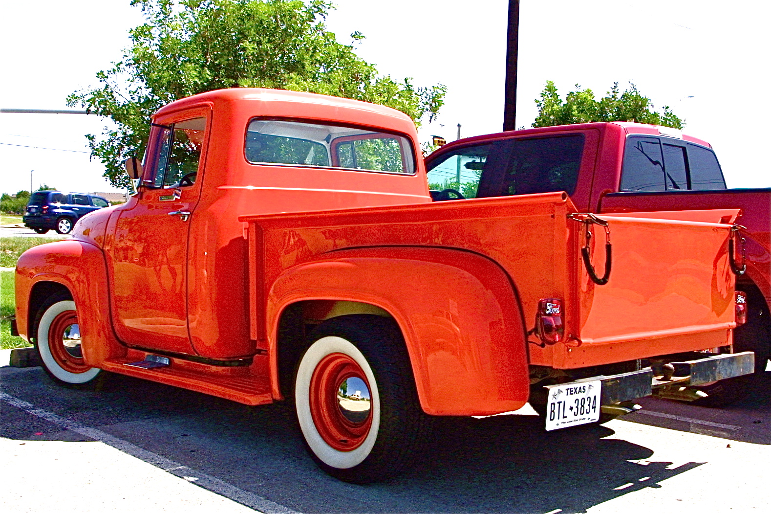 1956 Ford F-100 in Round Rock rear quarter