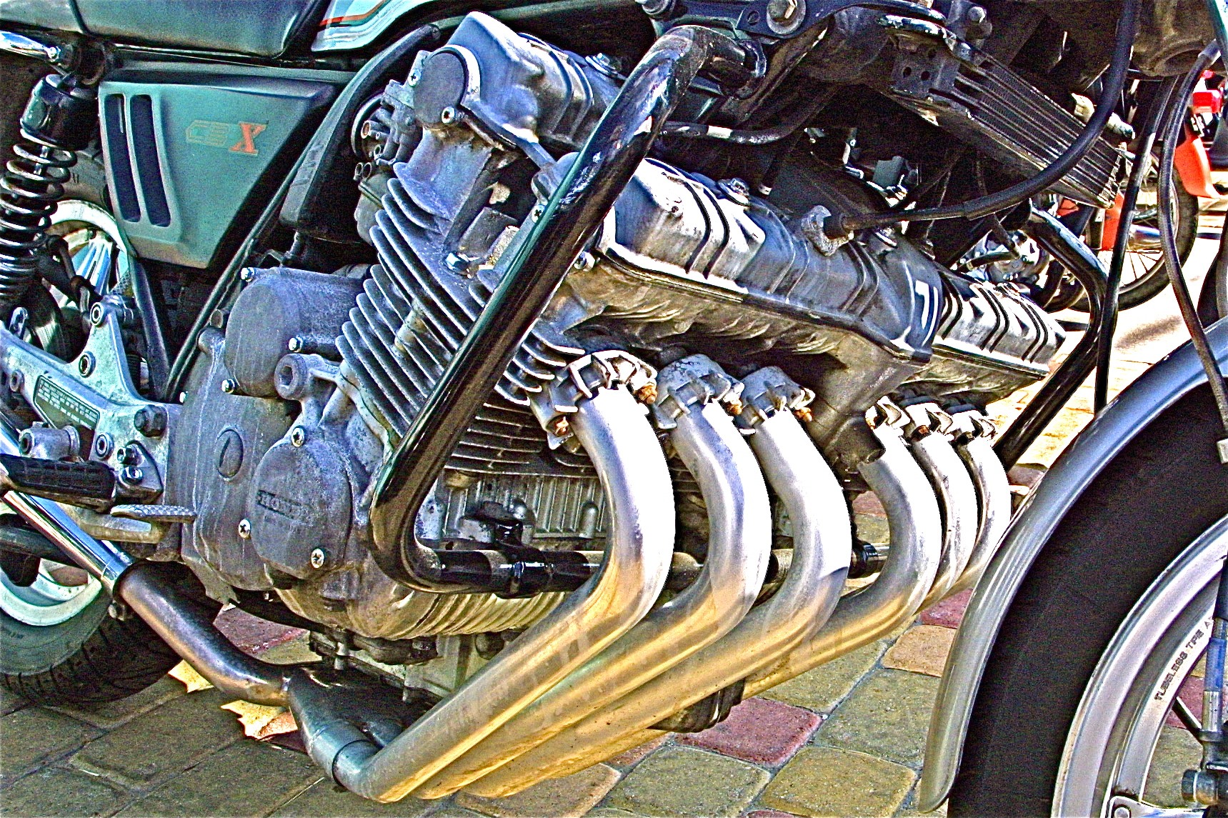1979 Honda CBX 1000 at Horsepower Farm engine