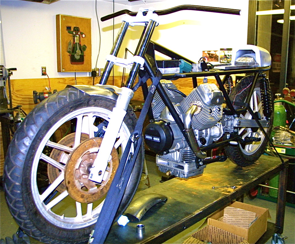 Moto Guzzi Cafe project at Revival