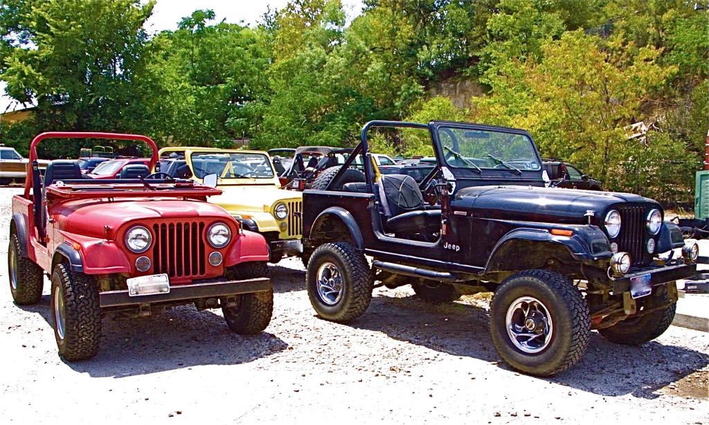 Three Jeeps at Jeep Masters in Austin