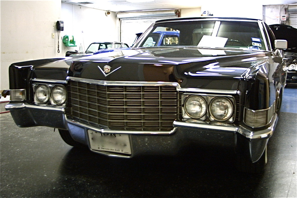 1969 Cadillac Sedan deVille at Custom Sounds on S Lamar