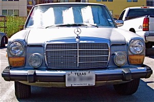 1970s Mercedes 300D at Austin Speed Shop front_2