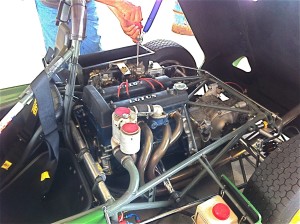 Lotus 23 Race Car engine