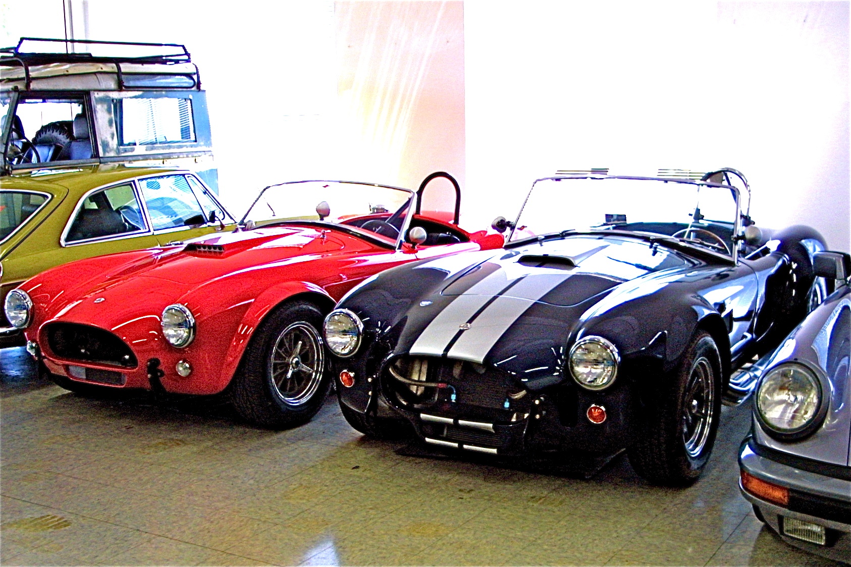Two Cobras at Mosing Motorcars