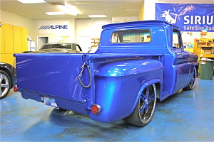 Blue 1964 Chevrolet-Custom Pickup