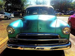Early 50s Chevy in Austin TX front