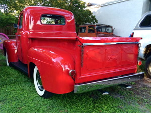 Restored F-1 Ford Pickup in Austin Rear