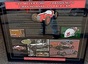 1935 Miller-Ford Indianapolis Race Car Info