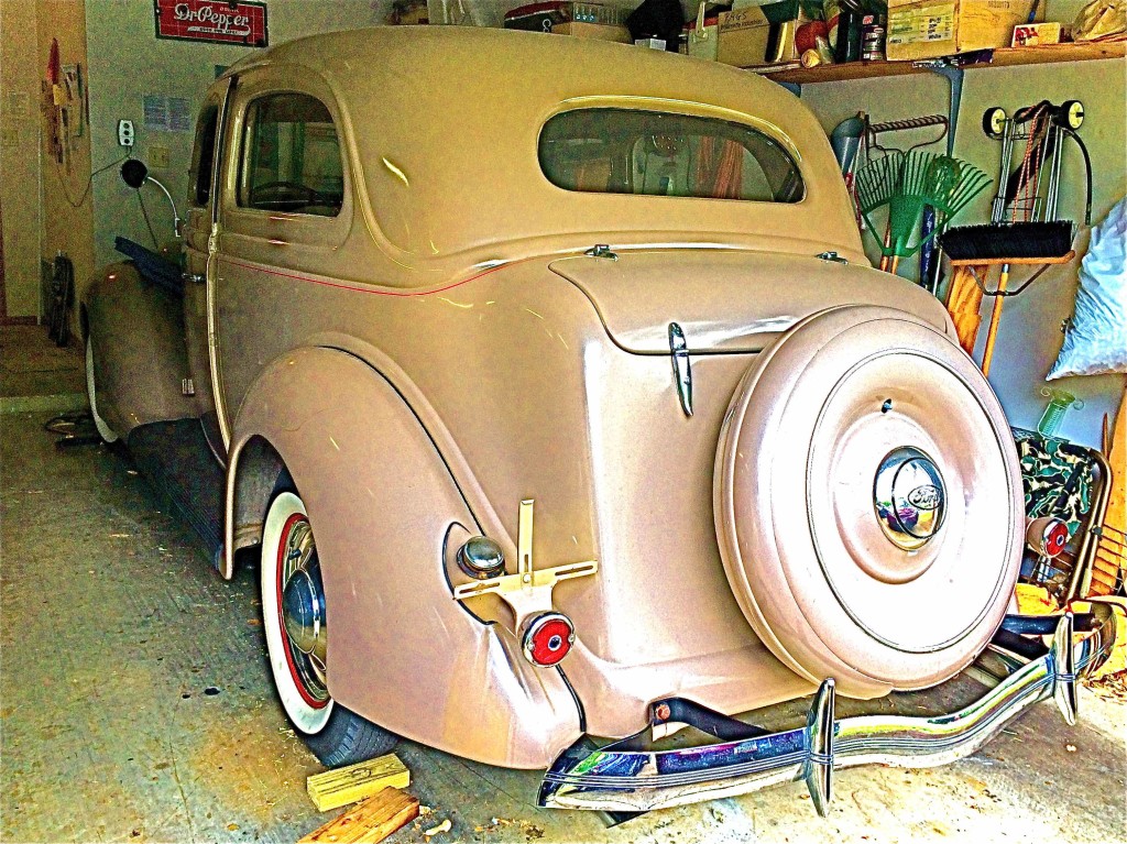 1936 Ford in Austin rear view