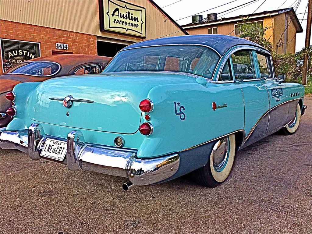 1954 Buick Roadmaster in Austin TX rear quarter
