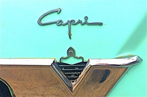 1954 Lincoln Capri Sedan in Austin TX emblem side