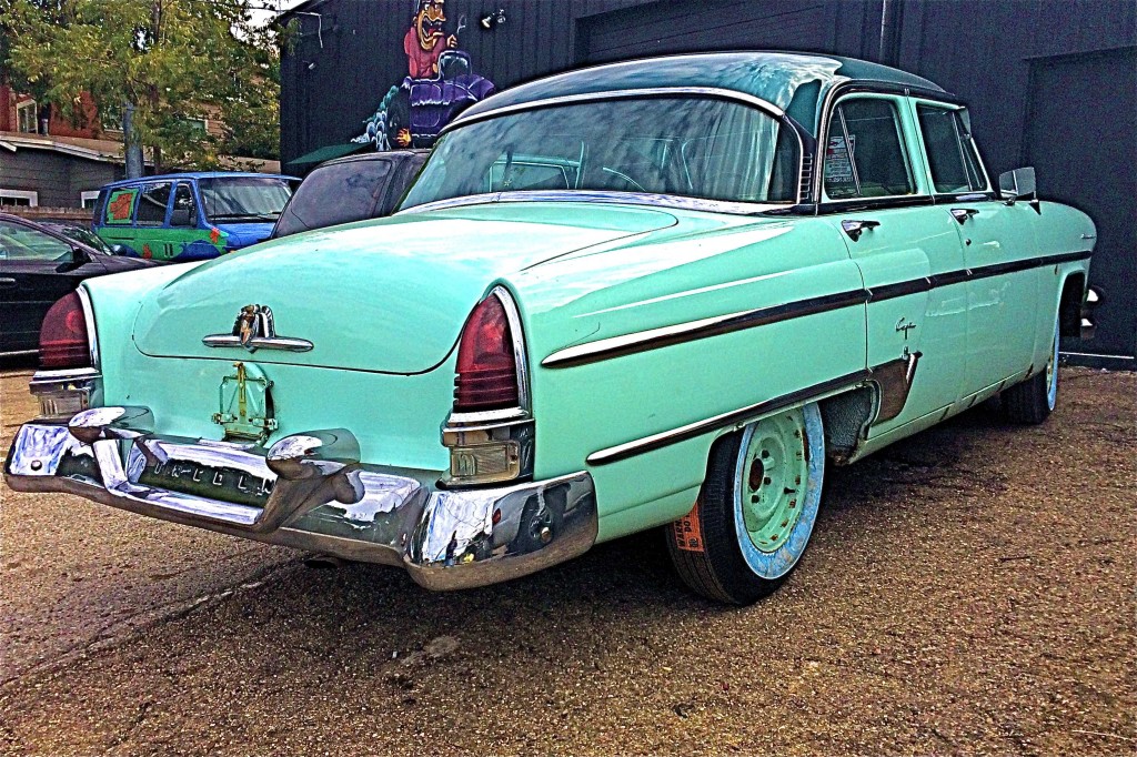 1954 Lincoln Capri Sedan in Austin TX rear quarter