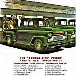 1958:9 GMC Fleet 100 Pickup Advertisement