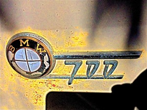 1959 BMW 700 in Austin emblem