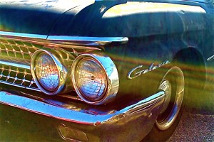 1961 Ford Galaxie Sedan front detail