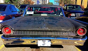1961 Ford Galaxie Sedan rear in Austin TX