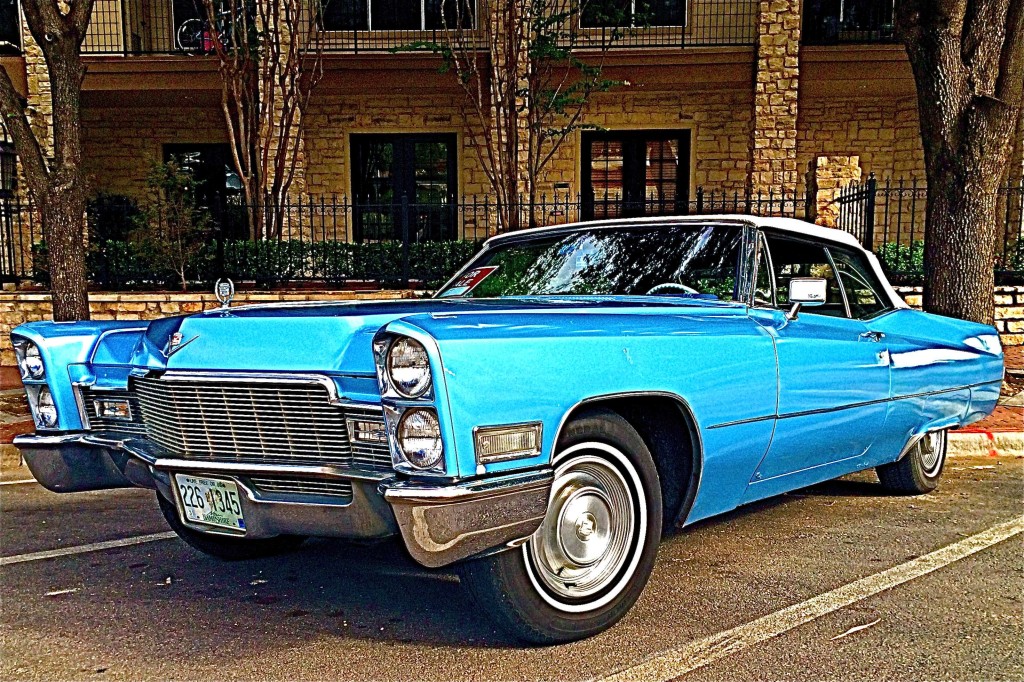 1968 Cadillac Convertible in Austin TX front quarter