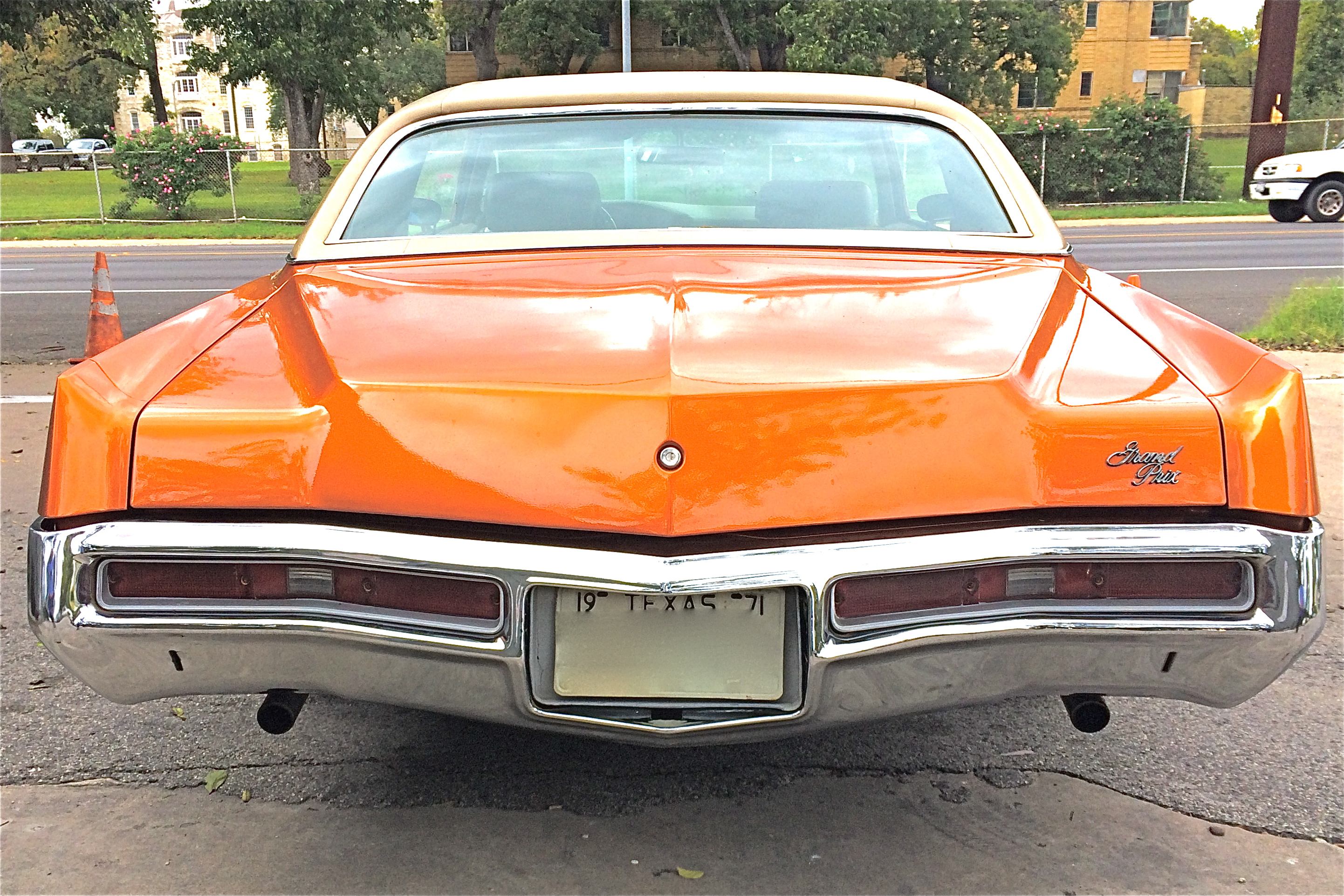 1971 Pontiac Grand Prix in Austin TX, rear