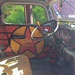 30s Ford Pickup Hot Rod Work Truck interior in Austin TX