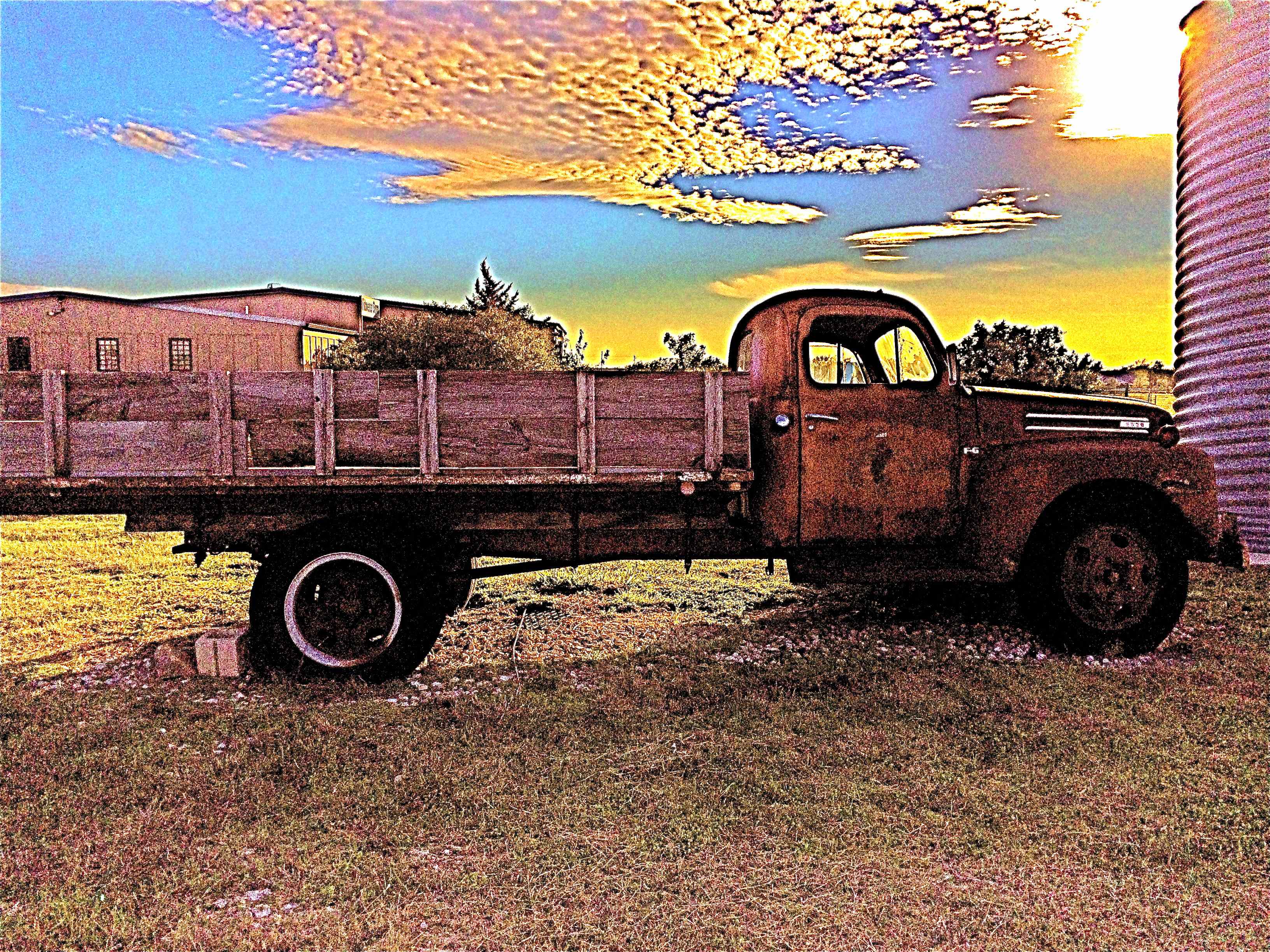 Ford F-6 Farm Truck in Austin Texas side view