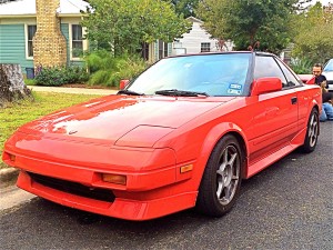 Toyota MR2 in Austin TX front view