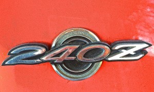 Datsun 240Z in Austin TX emblem