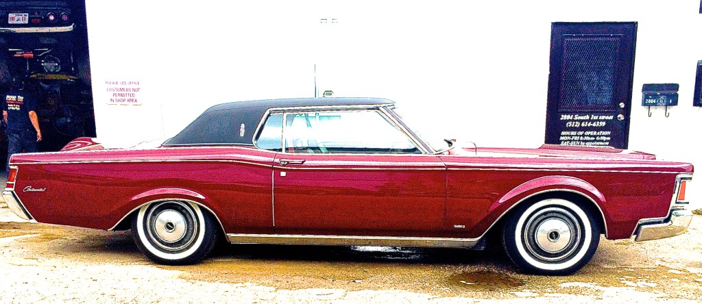 Lincoln Mark III in Austin TX side view
