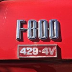 Vintage Ford F-800 Fire Truck detail