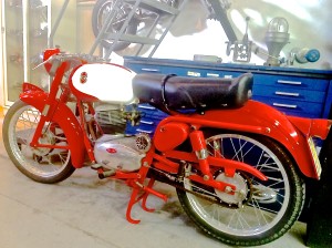 Vintage Gilera Motorcycle at Revival Cycles, Austin