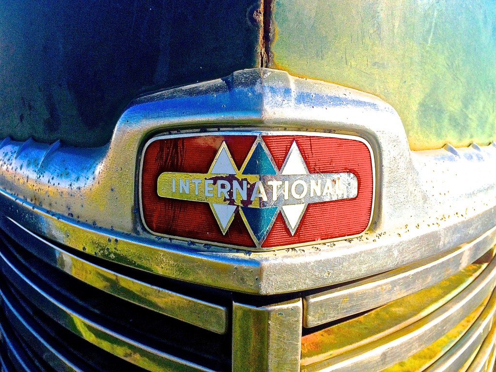 1949 International KB-5 Truck in Manor, Texas emblem