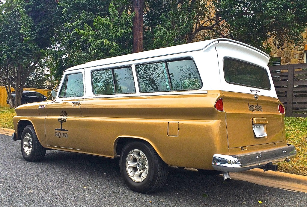 Mid-60s Chevrolet Suburban in Austin Texas Happy Hemp