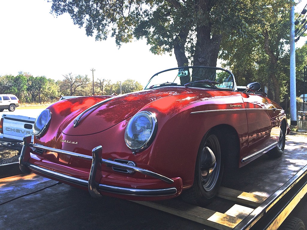 Porsche 1600 in Austin TX at Motoreum front