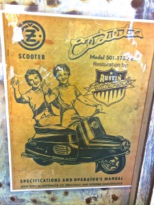 Vintage Cezeta Scooter sheet