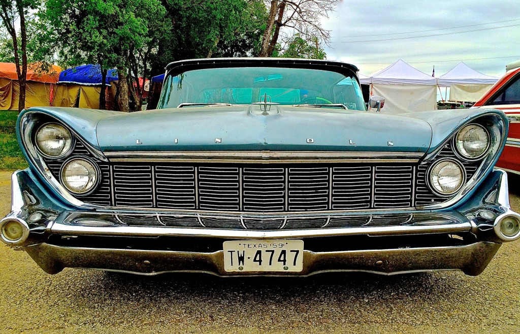 1959 Lincoln at Lonestar Round Up front