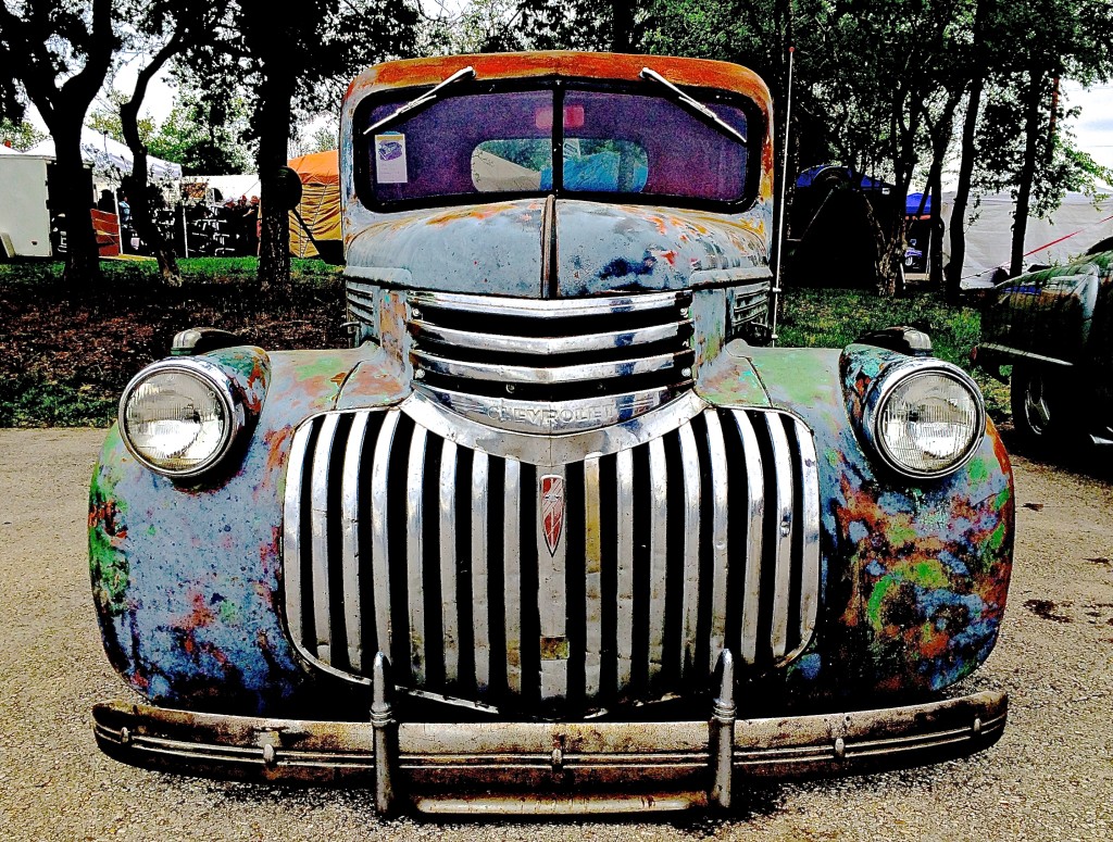 Early 40s Chevrolet Custom Pickup at Lonestar Round Up in Austin TX