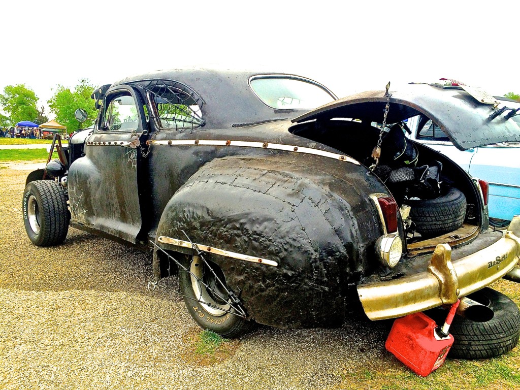 Late 40s Desoto Coupe Custom in Austin rear