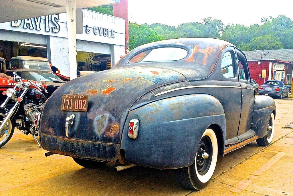 1941 Ford Business Coupe in Austin TX rear