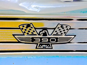 1964 Ford Galaxy 500 in Austin TX emblem