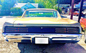 1967 Pontiac GTO in Austin TX rear