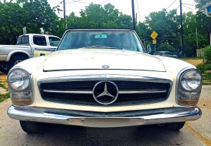 Mercedes Benz 230SL in Austin TX front