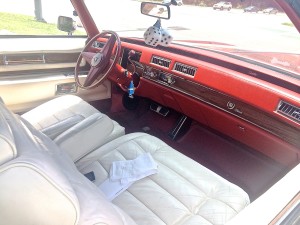 1970s Cadillac Eldorado in Austin TX interior