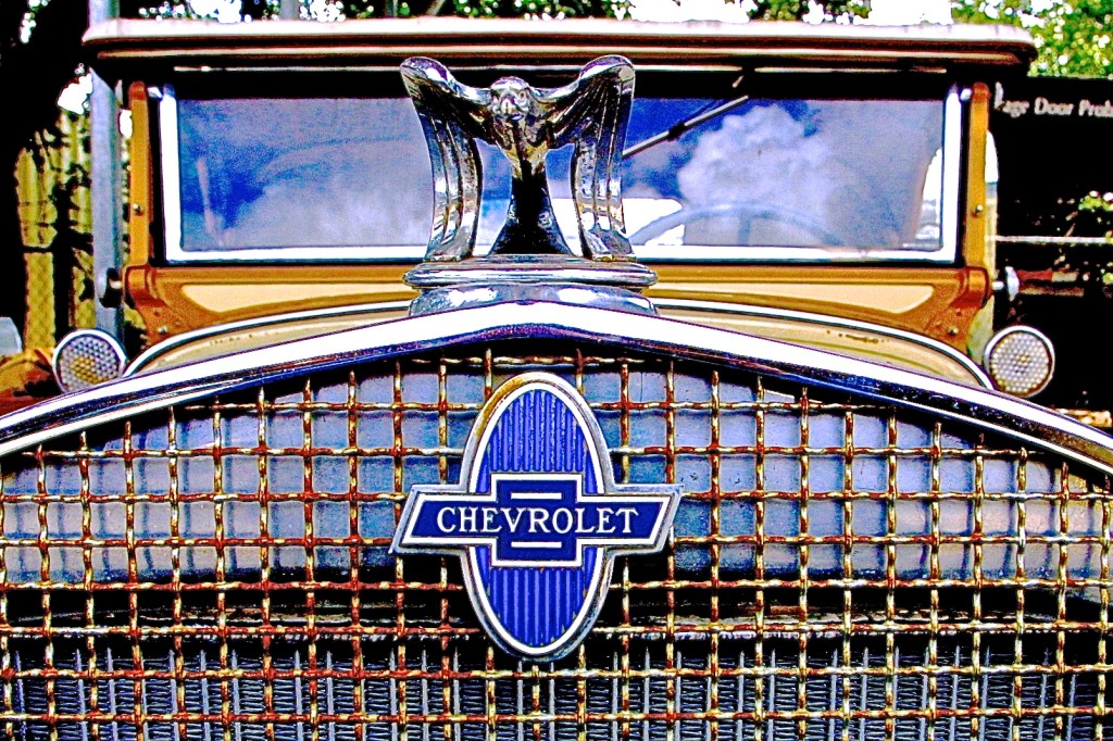 Vintage Chevrolet detail in Cedar Park