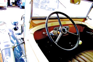 Vintage Chevrolet detail in Cedar Park interior