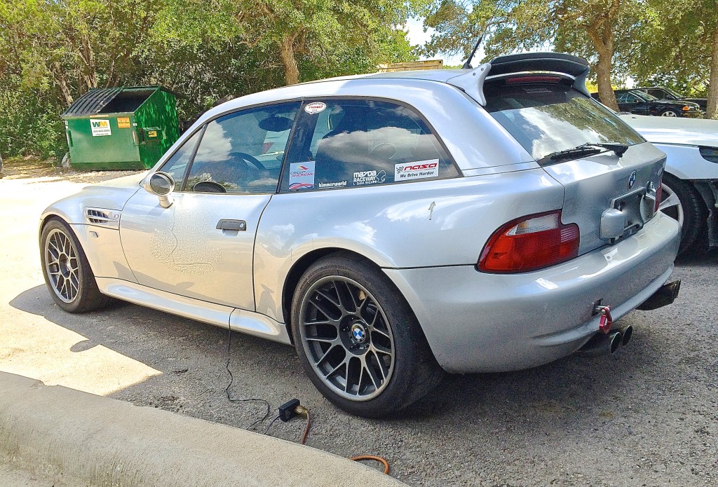 BMW Z3 M Coupe in Austin TX rear quarter