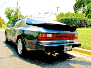 Porsche 944 in Austin TX rear view