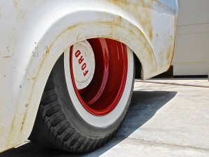 Custom 1963 Ford F100 Pickup wheel detail