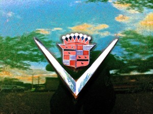 1949 Cadillac Sedan in Austin TX emblem